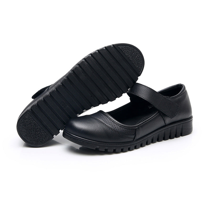 Zapatos de mujer de piel de vaca
