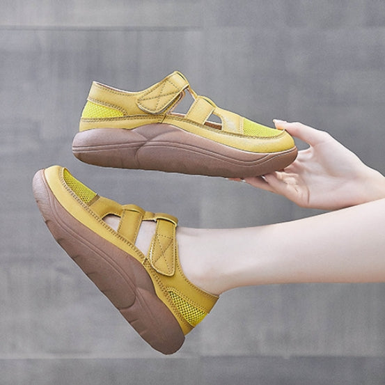 Zapatos casuales con velcro hueco (transpirables)