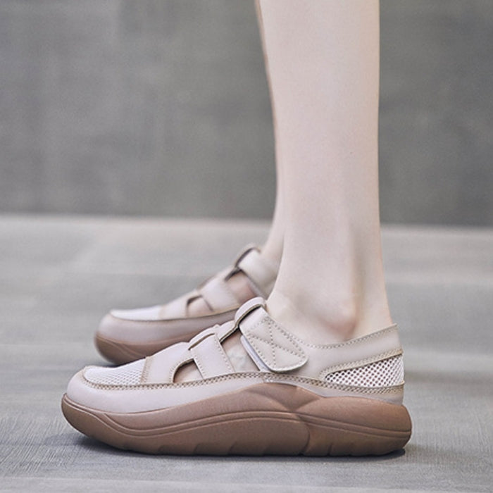 Zapatos casuales con velcro hueco (transpirables)