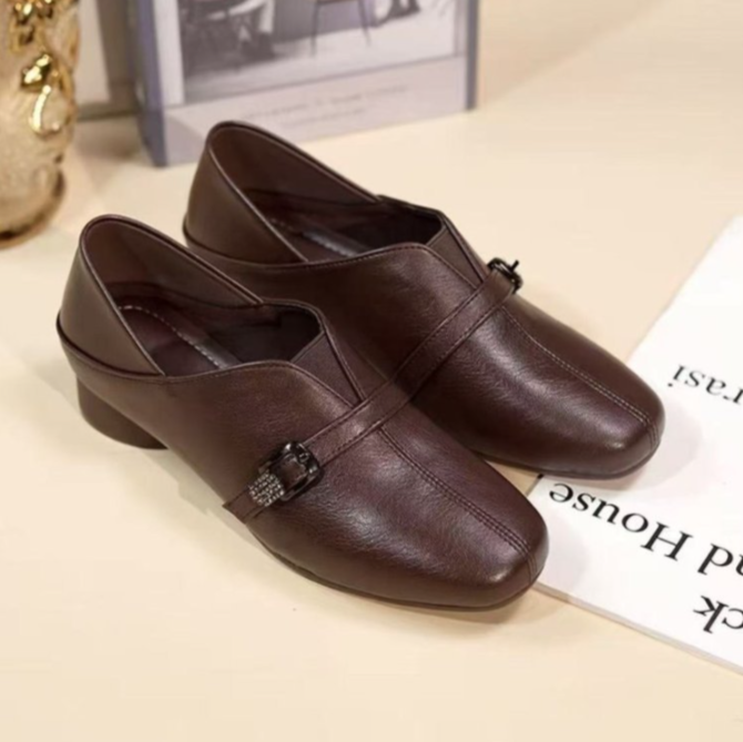 Zapatos de Piel Suave y Cómodos para Mujer