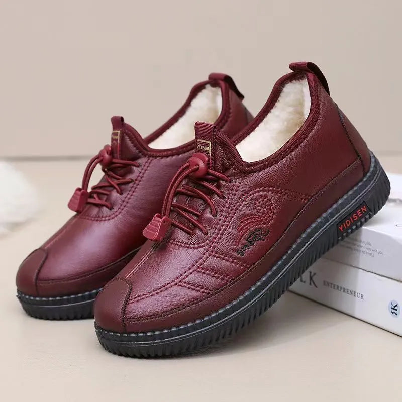 Zapatos de algodón cálidos de lana impermeables