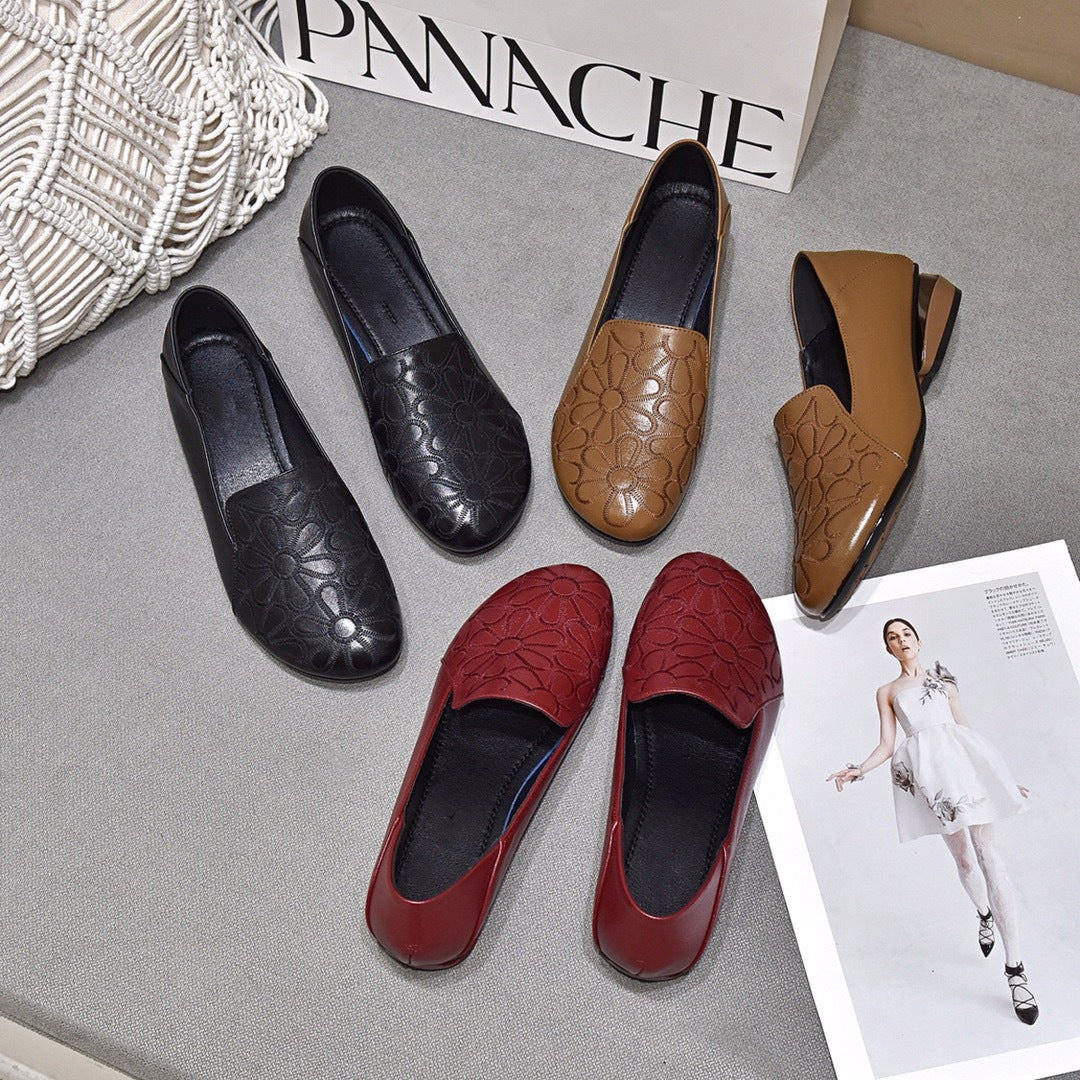 Zapatos de mujer estampados de moda 2025