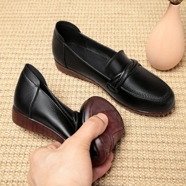 Zapatos de piel de mujer con tendón de ternera multifuncional
