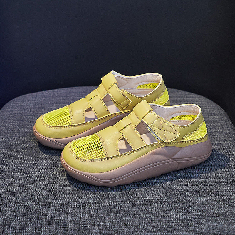 Zapatos casuales con velcro hueco (transpirables)