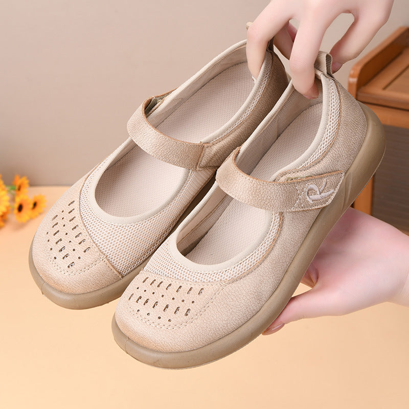 Zapatos de piel – velcro, suela ligera