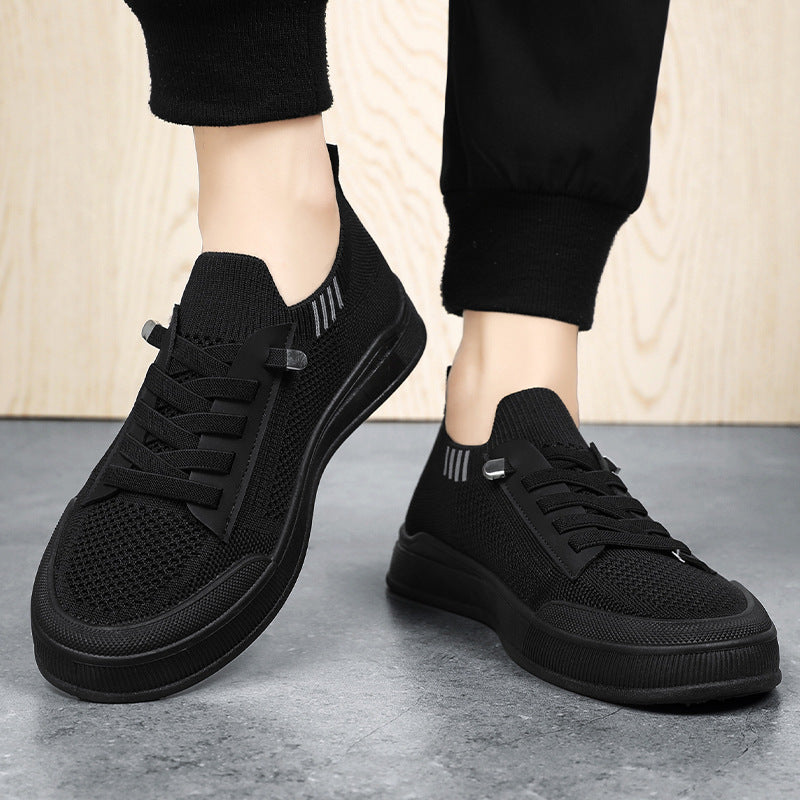 Zapatos masculinos nuevos zapatos de moda de boca poco profunda en primavera, zapatos de alta gama y zapatos casuales 2025