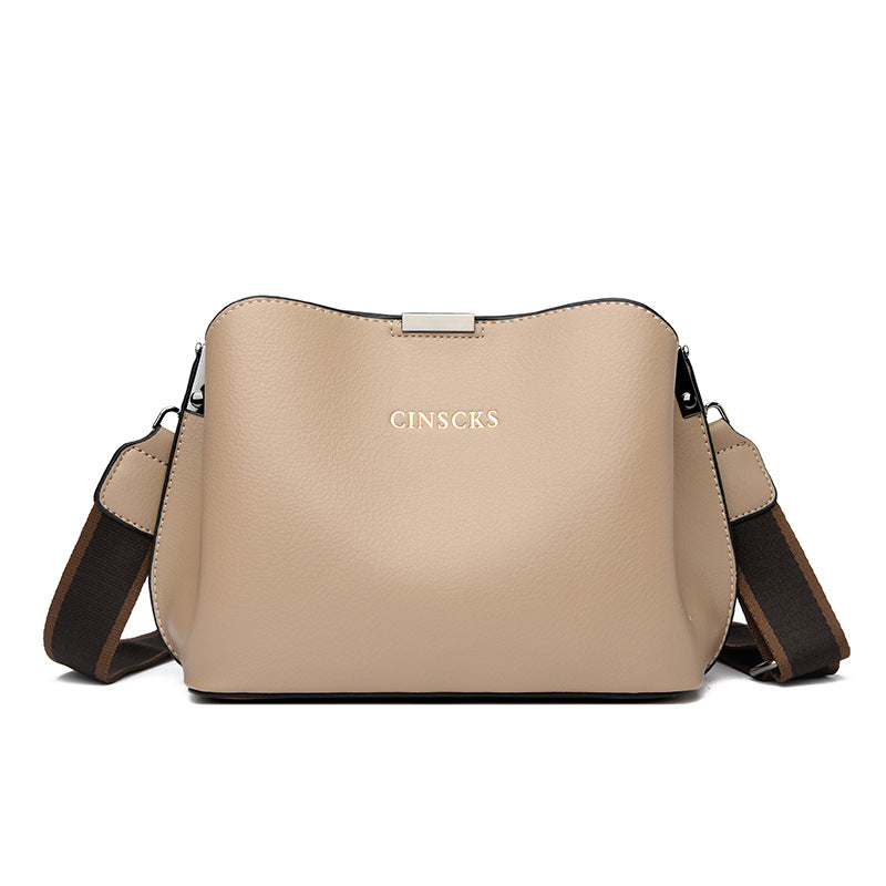 Bolso de piel de lujo de gran capacidad