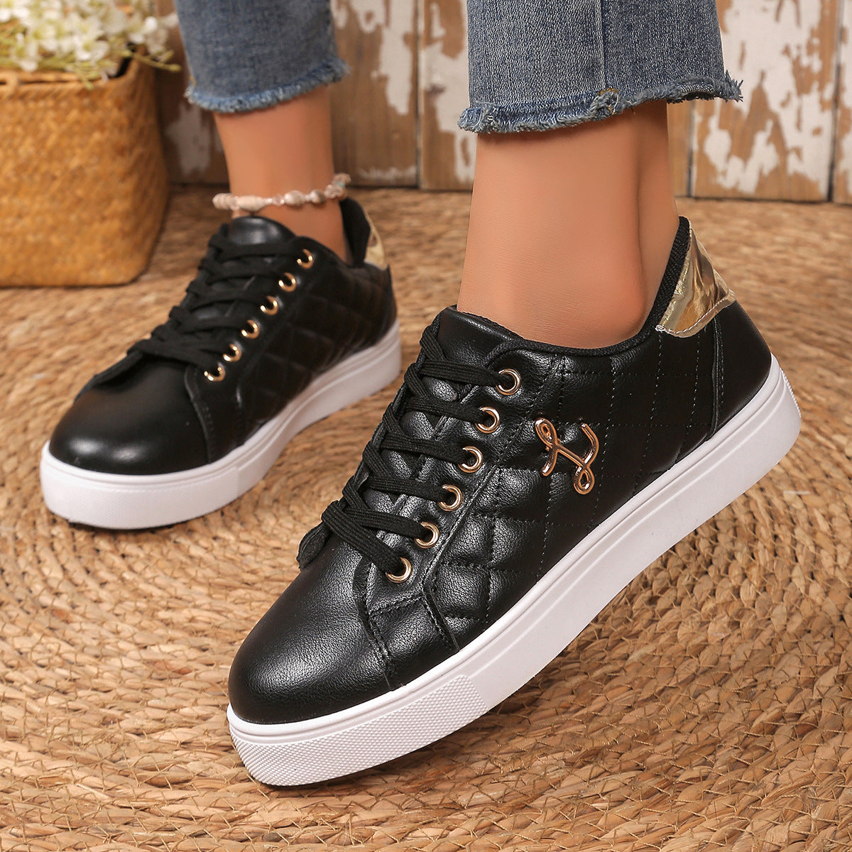 Zapatillas planas casuales para mujer