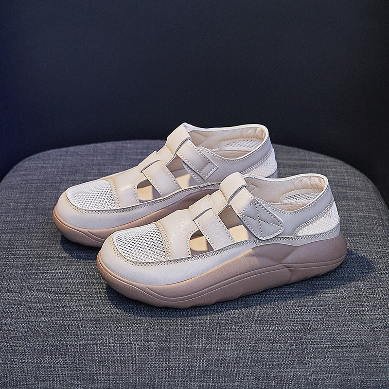 Zapatos casuales con velcro hueco (transpirables)