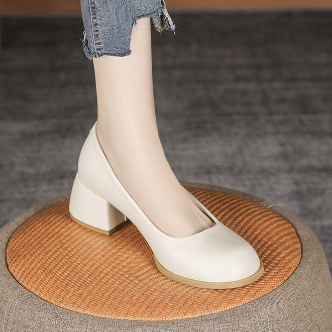 Zapatos Mary Jane de color liso