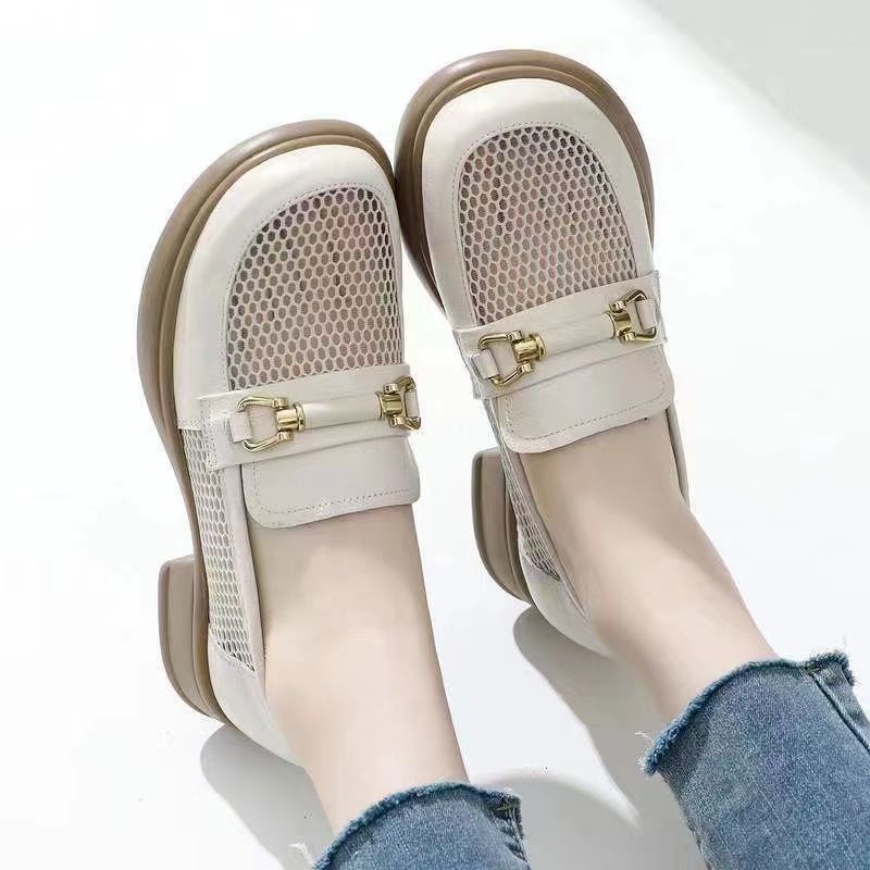 Mocasines transpirables de suela blanda