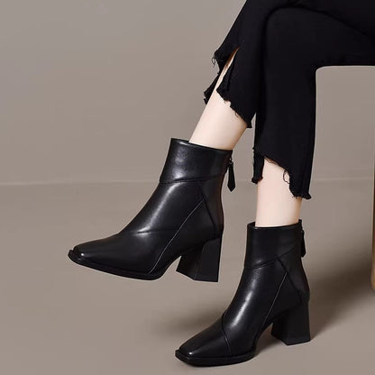 Botines de estilo vintage con forro polar