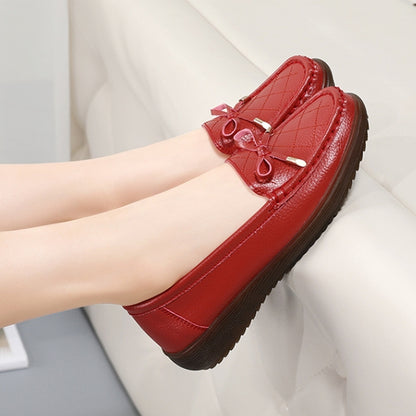 Zapatos de suela blanda con lazo
