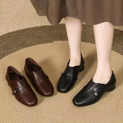 Zapatos de Piel Suave y Cómodos para Mujer