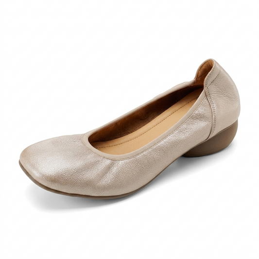 Zapatos casuales de punta redonda, suela plana y corte bajo