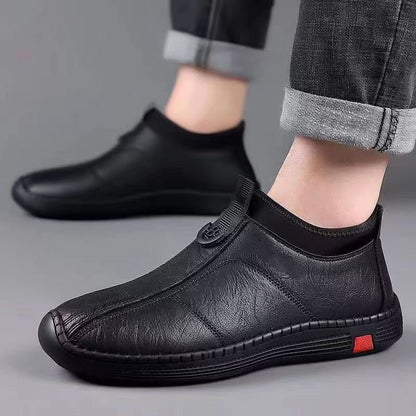 Zapatos de cuero grueso para hombre