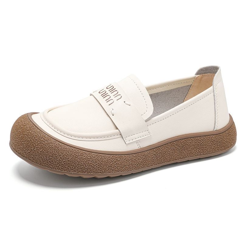 Zapatos casuales de punta redonda tipo slip-on