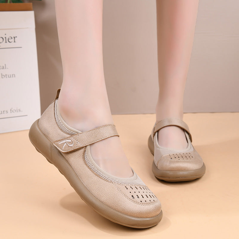 Zapatos de piel – velcro, suela ligera