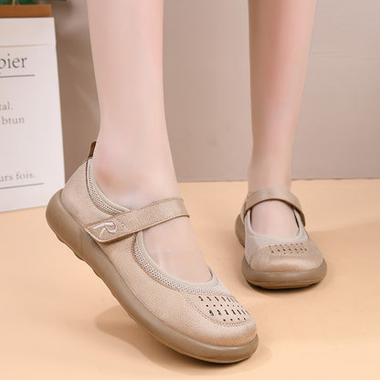 Zapatos de piel – velcro, suela ligera