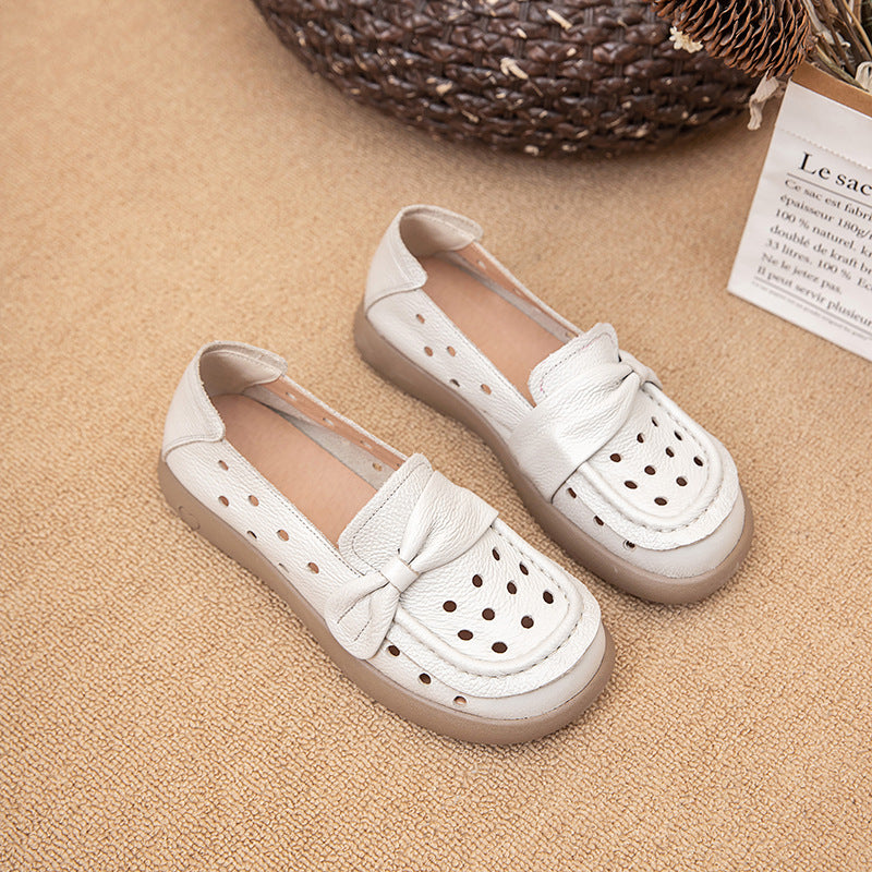Zapatos de piel premium – corte bajo， súper suaves, 4 estaciones