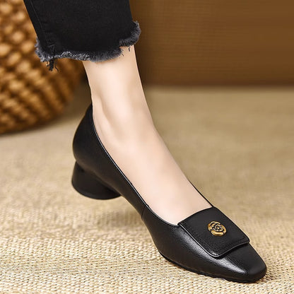 Zapatos Suaves y Cómodos de Piel para Mujer