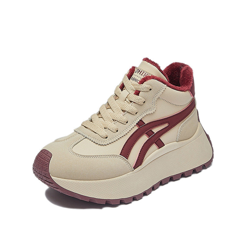 Zapatillas casuales que realzan la altura-Disponibles en estilos gruesos de invierno
