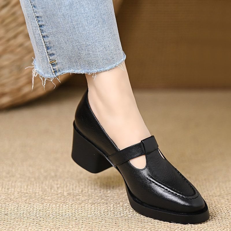 Zapatos Mary Jane de Piel Suave