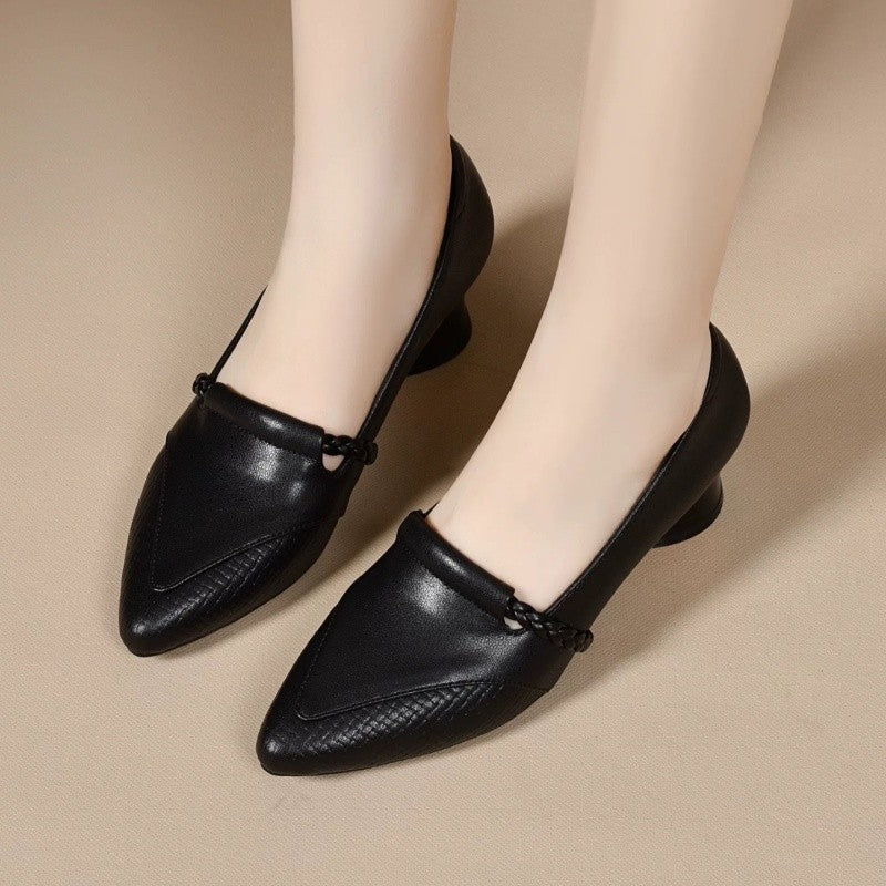Zapatos de Tacón Bajo Elegantes para Mujer