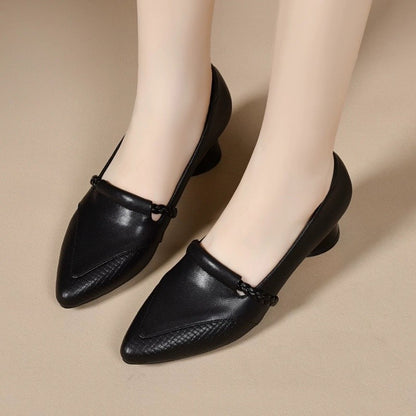 Zapatos de Tacón Bajo Elegantes para Mujer
