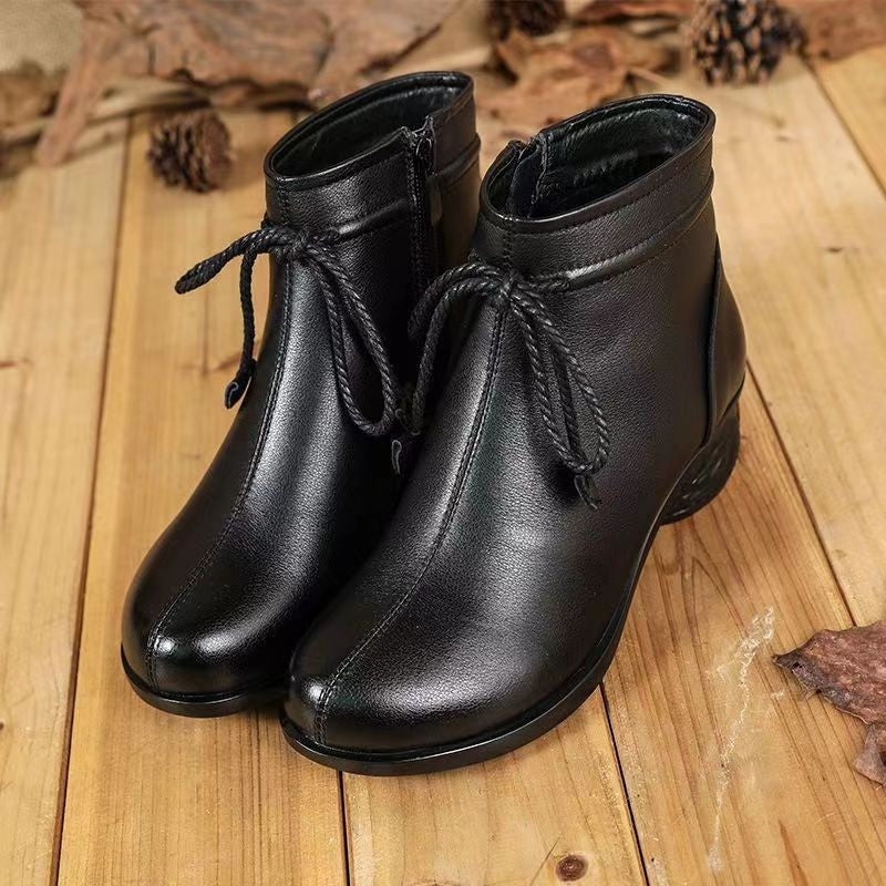 Botas de plataforma con flecos