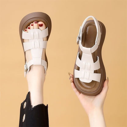 Sandalias casuales cómodas y modernas – de piel genuina