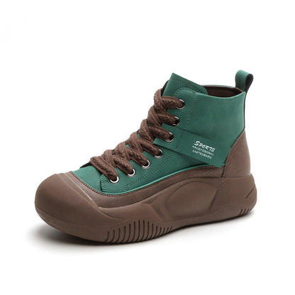 Botas Martin de cuero con alzas