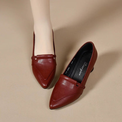 Zapatos de Tacón Bajo Elegantes para Mujer