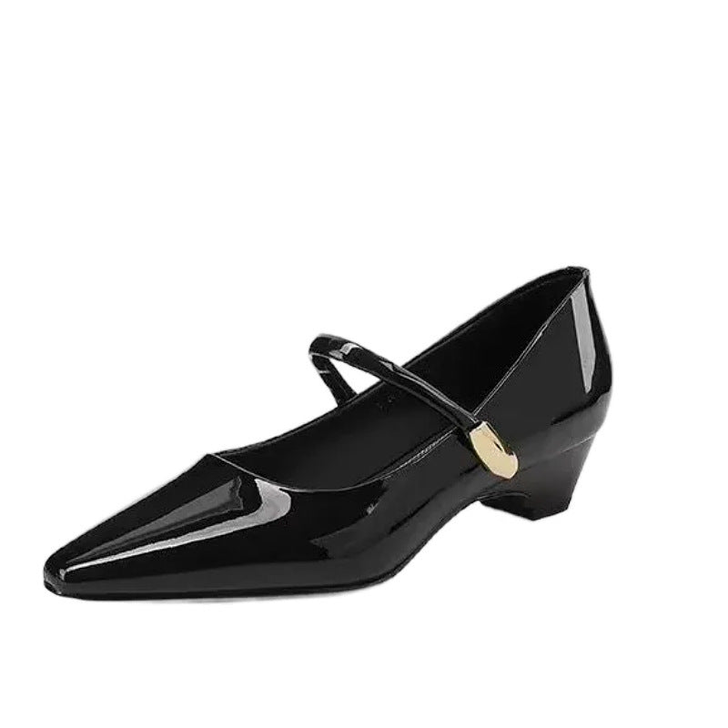 Zapatos de tacón para mujer con cierre de flecha