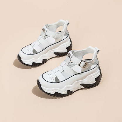 Sandalias deportivas de plataforma con tacón alto