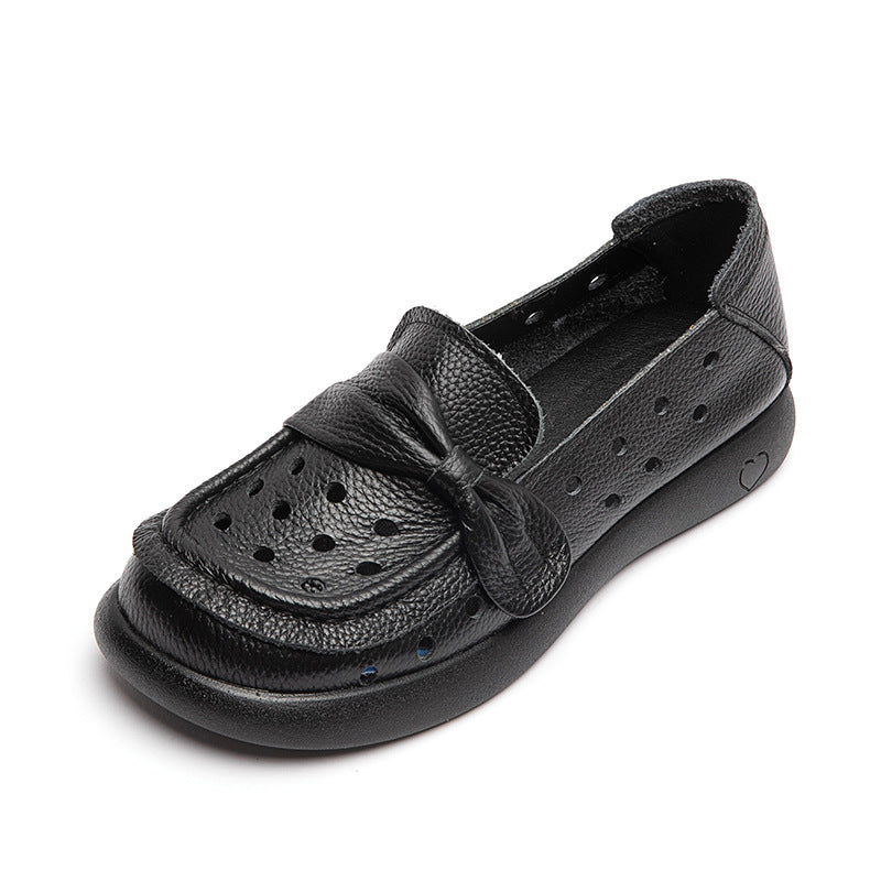 Zapatos de piel premium – corte bajo， súper suaves, 4 estaciones