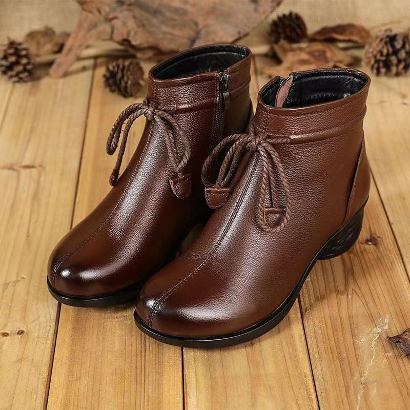 Botas de plataforma con flecos