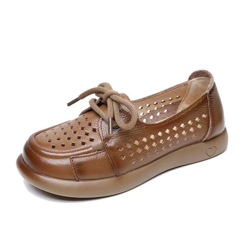 Zapatos de cuero primera capa – escotados