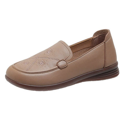 Zapatos de piel con tendón de vacuno