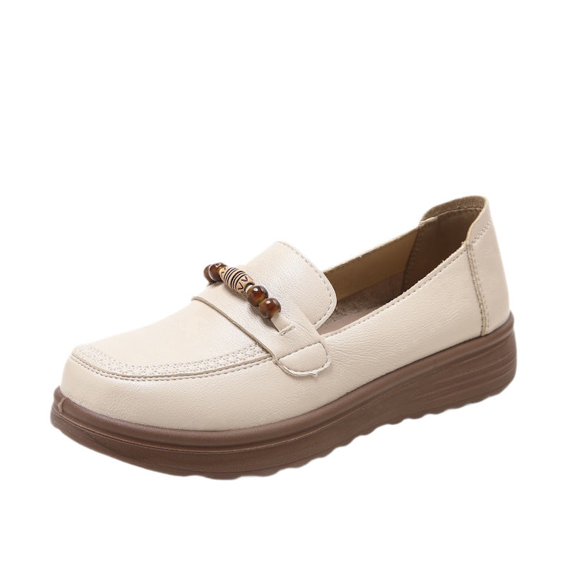 Mocasines de piel suave tipo slip-on