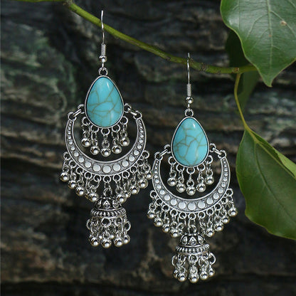 Área de beneficios mensuales：Pendientes Boho Turquesa – 13 Estilos