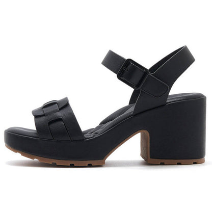 Sandalias de plataforma con velcro