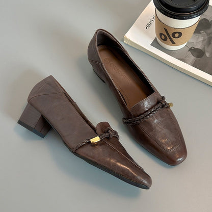 Zapatos de Piel Suave y Elegantes para Mujer
