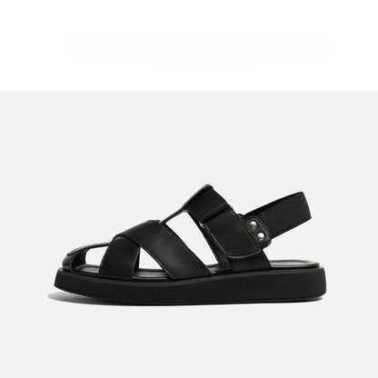Sandalias gladiador – piel genuina