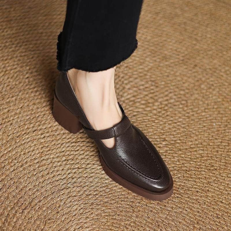 Zapatos Mary Jane de Piel Suave