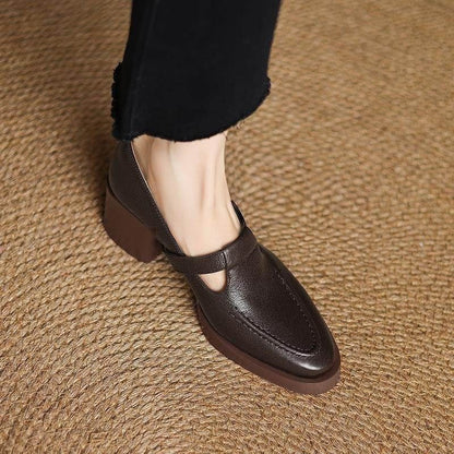 Zapatos Mary Jane de Piel Suave