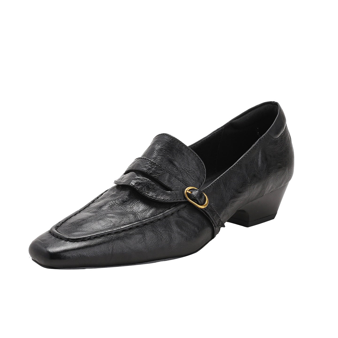 Zapatos de piel genuina estilo retro – versátiles y combinan con todo