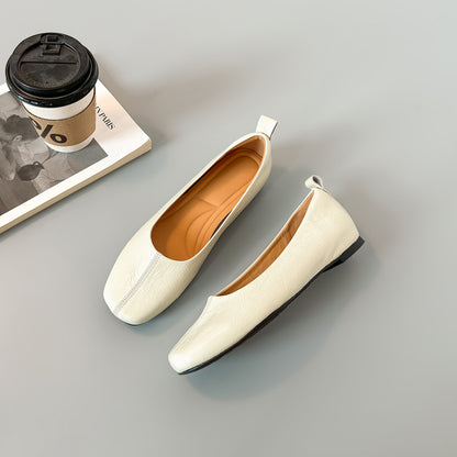Zapatos de piel suave de corte bajo –Tallas completas