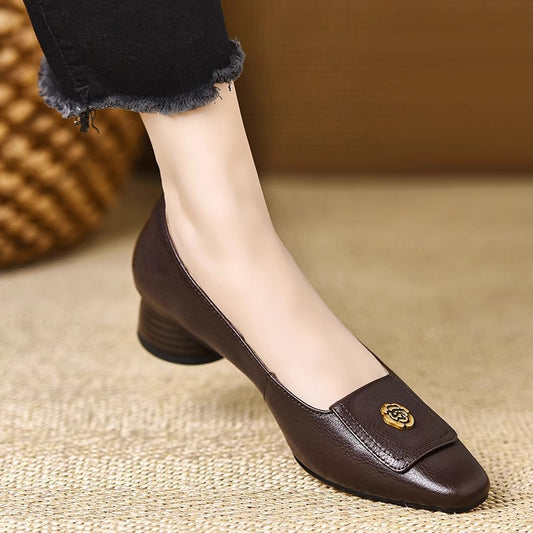 Zapatos Suaves y Cómodos de Piel para Mujer