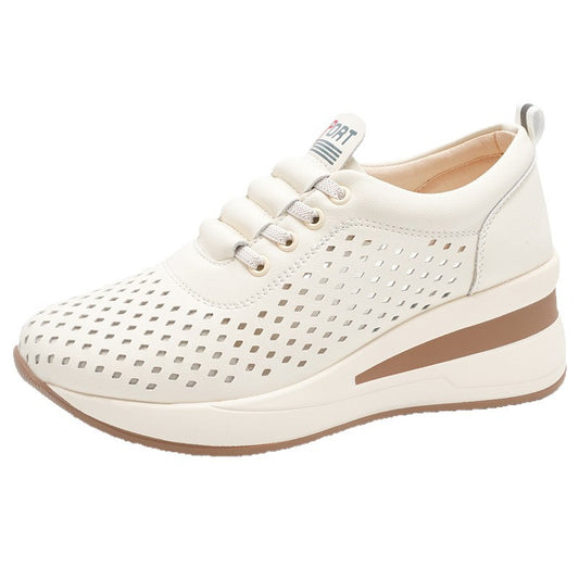 Zapatos de piel – plataforma antideslizante, para caminar